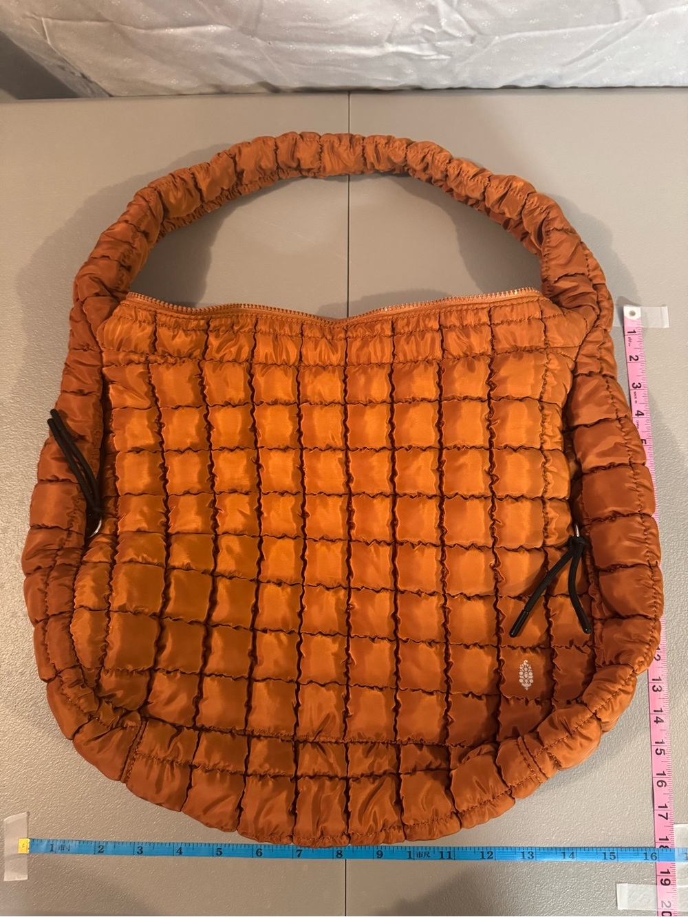 FP Movement by Free People Quilted Shoulder Tote - Burnt Orange
